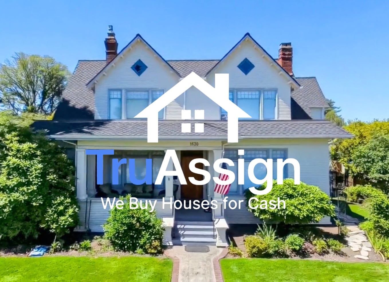 We buy houses for cash